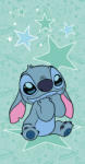  Disney Lilo és Stitch, A csillagkutya Starstitch fürdőlepedő, strand törölköző 70x140cm (JFK041703) - eking