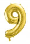 Party Deco Fólia Lufi 9-ES Szám Arany
