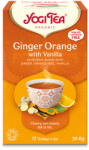 YOGI TEA Yogi Tea Narancsos gyömbér tea - bio - 17db - vegyesbolt