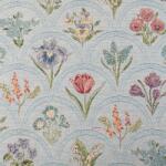Takoy Material Goblen model 23- flori Rachel pe baby blue