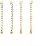  Charm terminatie picatura argint 925 aurit 4 cm - 1 Buc - concepttropic - 27,00 RON
