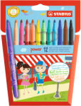 STABILO Rostirón, filctoll készlet, vízbázisú vastag hegyű Stabilo Power 280/12, 12 klf. Szín (33930)
