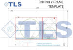 Infinity FRAME nyomólap kivágó sablon