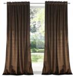 Flying Csokoládé velúr függöny Puha Elegáns minden belső térbe 140x250T (543C-9V)