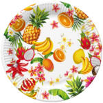  Trópusok Mix papírtányér 8 db-os 22, 7 cm (PKK046658) - oliviashop