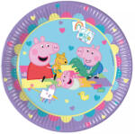  Peppa malac With Love papírtányér 8 db-os 23 cm FSC (PNN98419) - oliviashop