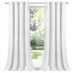 Flying Velúr Függöny Fehér Elegáns 140x250 Prémium velúr (543Y-1)