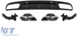  Tuning headlight set suitable for Mercedes C-Class Sport Coupe CL203 2000-2004 with black base, left and right (ABMEHX6010641)