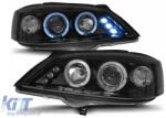 KITT Lightning Angel Eyes Első Lámpa Opel Astra G (02.1998-02.2004) Fekete (HLOPAGLED)