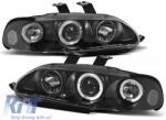  Tuning headlight set suitable for Honda Civic 03.1999-02.2001 with black base, left and right (ABHOHX6010594)