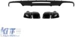  Maxton Design spoiler suitable for front A Design bumper on Mercedes CLS C218 2011-2014, black lacquer (ABMESX6010852)