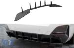  Maxton Design add-on for diffuser suitable for BMW i4 G26 with M package after 2021, matte black (ABBMSX6008537)