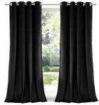 Flying Velúr Függöny Fekete Elegáns 140x250 Prémium velúr (543Y-25B)