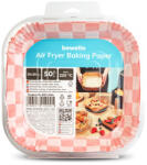  GLOBIZ Sütőpapír forró levegős fritőzbe kockás 50db - 20x20cm (BW1030A)