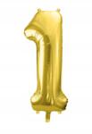Party Deco Fólia Lufi 1-ES Szám Arany