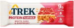TREK Baton Proteic cu Ciocolata Alba si Zmeura 50g