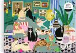 Galison - Puzzle Glamour Cats - 1 000 piese