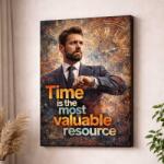 Art Gift Decor Мотивираща картина от канава - Time is