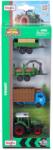 Maisto Set 4 utilaje agricole Fendt Maisto die-cast pentru copii 3+ (MST12563_FENDT)