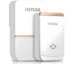  Sonerie Wireless, Flippy, Rezistenta la Stropi, Kit cu 2 Receptoare, 38 Melodii, 4 Niveluri Volum, 85 dB, raza 260 m, 9 x 5, 6 x 18, 5 cm, Alb/Auriu (165343)