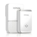  Sonerie Wireless, Flippy, Rezistenta la Stropi, Kit cu 2 Receptoare, 38 Melodii, 4 Niveluri Volum, 85 dB, raza 260 m, 9 x 5, 6 x 18, 5 cm, Alb/Argintiu (165344)