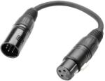  3 STAR DMX adapter - 3 pin mama - 5 pin papa (K3DGF0020)