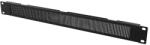 Mirsan Ghidaj cablu cu perii 1U pentru rack 19" negru RAL9005 Mirsan MR. OFB1U19.01 (PNL-CE-MROFB1U1901-MRS)