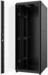 Mirsan Dulap rack 19" 32U 600x1573x800mm negru asamblat, incarcare statica 1000kg, usa aluminiu/sticla, Mirsan MR. HD. GTN32U68.01 (CABF-32U-MRHDGTN32U6801-MRS)