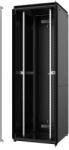 Mirsan Dulap rack 19" 42U 800x2043x800mm negru asamblat, capacitate maxima incarcare 1000 kg, usa dubla aluminiu/sticla, Mirsan MR. GTV42U88.01 (CABF-42U-MRGTV42U8801-MRS)
