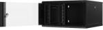 Mirsan Dulap rack perete 19" 6U 565x309x600mm negru asamblat, usa sticla, panou lateral detasabil Mirsan MR. WTC06U60MN. 01_KYK (CABW-6U-MRWTC06U60MN01KYK-MRS)