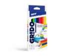 MFP Creioane colorate cu radiera in capat, 12 culori + ascutitoare (6300587)