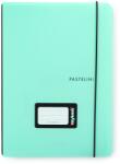 PAPIRNY Caiet A5, dictando, verde pastel, coperta plastic + elastic (8.0-994)