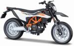 Maisto Motocicleta metalica Maisto KTM 690 SMC negru, scara 1: 18 (MST34007_KTM690SMC_Negru)