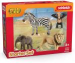Schleich Schleich: Wild Life - Set de figurine cu animale din Africa pentru începători, 4 bucăți (42721) (SLH42721) Figurina