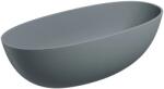 Omnires Cada freestanding, Omnires SHELL M+, 175x 78 cm, gri cenușă mat (SHELL175WWAG)