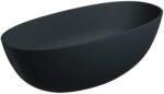 Omnires Cada freestanding, Omnires SHELL M+, 160 x 75 cm, negru mat lava (SHELLWWBLV)