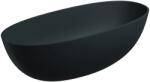 Omnires Baie independentă SHELL M+, 175 x 78 cm, negru mat lava (SHELL175WWBLV)