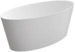 Omnires Cada freestanding, Omnires ROMA M+, 159 x 72 cm, alb lucios (ROMA159BP)