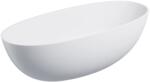 Omnires Cada freestanding, Omnires SHELL M+, 175x 78 cm, alb mat (SHELL175WWBM)