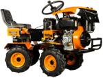 DETOOLZ Mini tractor Detoolz, 17cp, 530cc, motor pe motorina 4T, 4X4, 4 viteze, pornire electrica, 2 cutii de viteze (DZ-MT1007-G02) - moment-tools