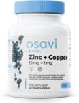 Osavi Zinc + Cupru - 15mg + 1mg - 120 capsule vegane