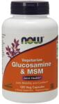 NOW Glucosamină & MSM Vegetarian - 120 capsule