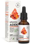 Aura Herbals Vitamin ADEK, A + D3 2000IU + E + K2 (30 ml / 1 fl. oz. )