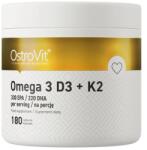 OstroVit Omega 3 D3+K2 (180 Capsules)