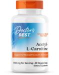 Doctor's Best Acetil L-Carnitină - 500 mg · 60 vcaps
