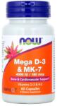 NOW Mega D3 & MK-7 (60 caps. )