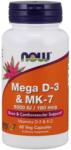 NOW Mega D-3 & MK-7 - 60 capsule