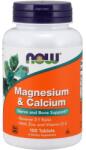 NOW Magneziu & Calciu cu Zinc și Vitamina D3 - 100 tablete