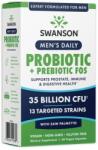 Swanson - Probiotic Zilnic pentru Bărbați + Prebiotic - 60 capsule