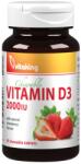 Vitaking Vitamin D3 2000 IU (90 Lozenges, Strawberry)